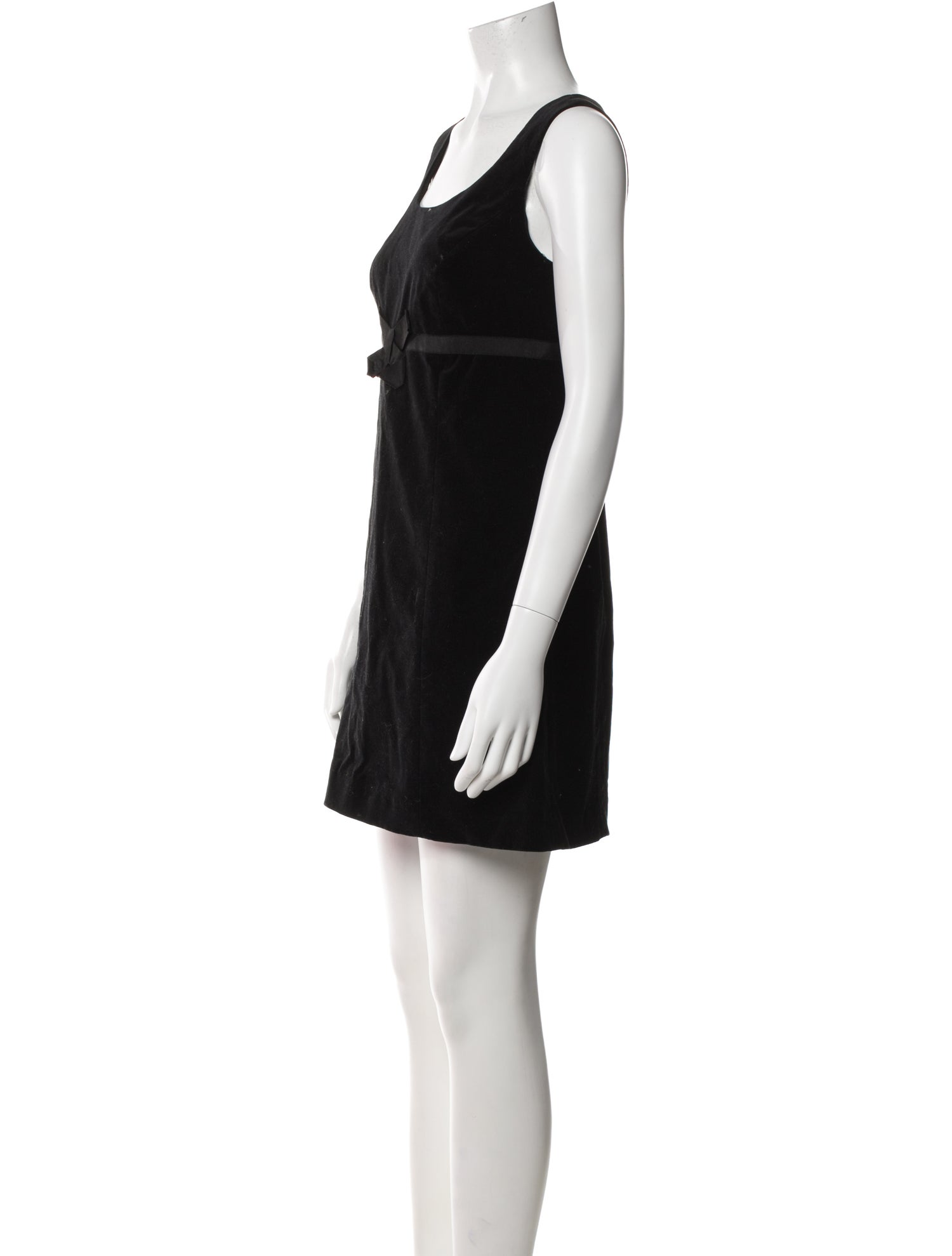 Behnaz Sarafpour Scoop Neck Mini Dress