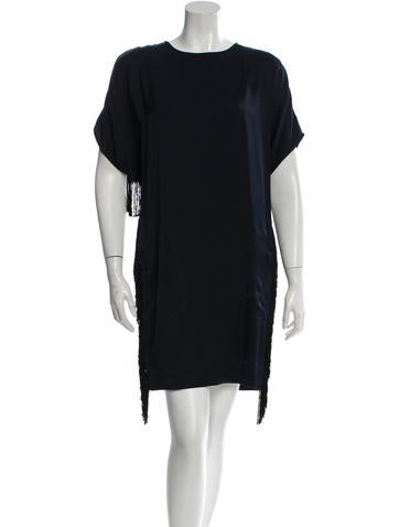 Belstaff Sleeveless Fringe Detailed Dress