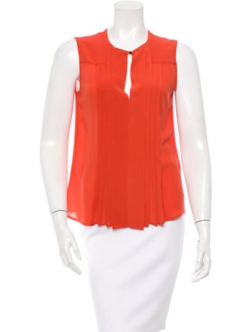 Belstaff Pleated Sleeveless Top