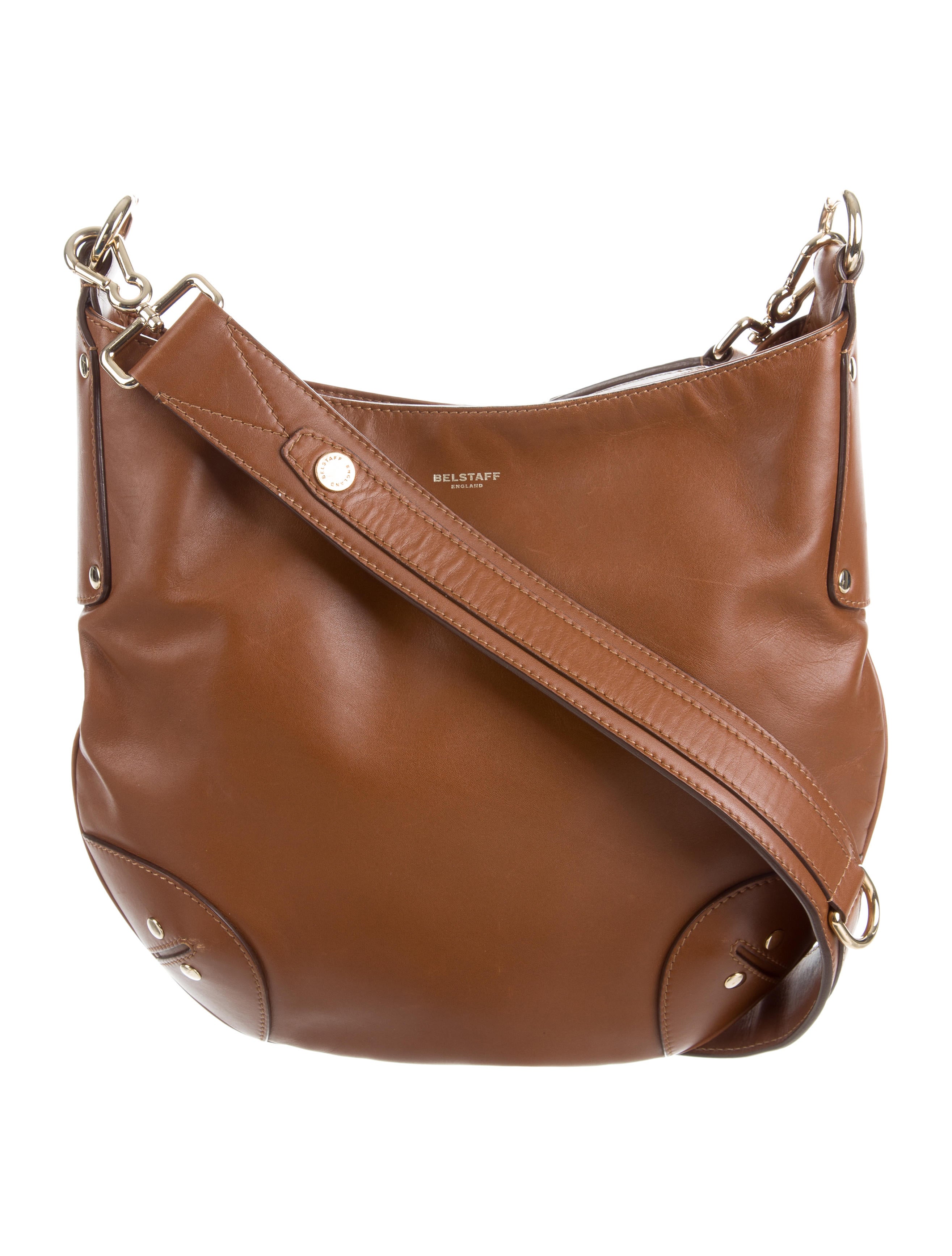 Belstaff Leather Crossbody Bag Brown Crossbody Bags, Handbags