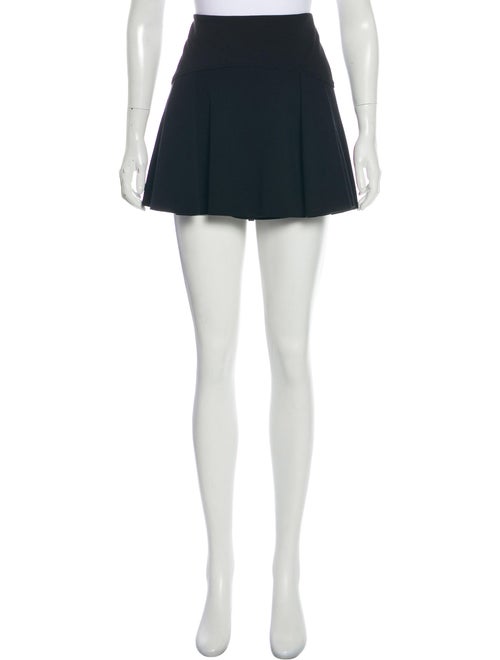 Belstaff Pleated Mini Skirt Black