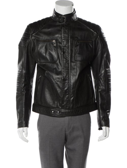 Belstaff Leather Moto Jacket black