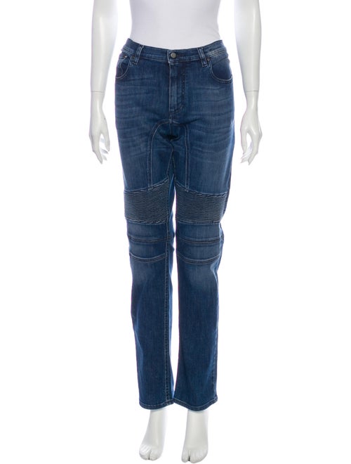 Belstaff Mid-Rise Straight Leg Jeans Blue