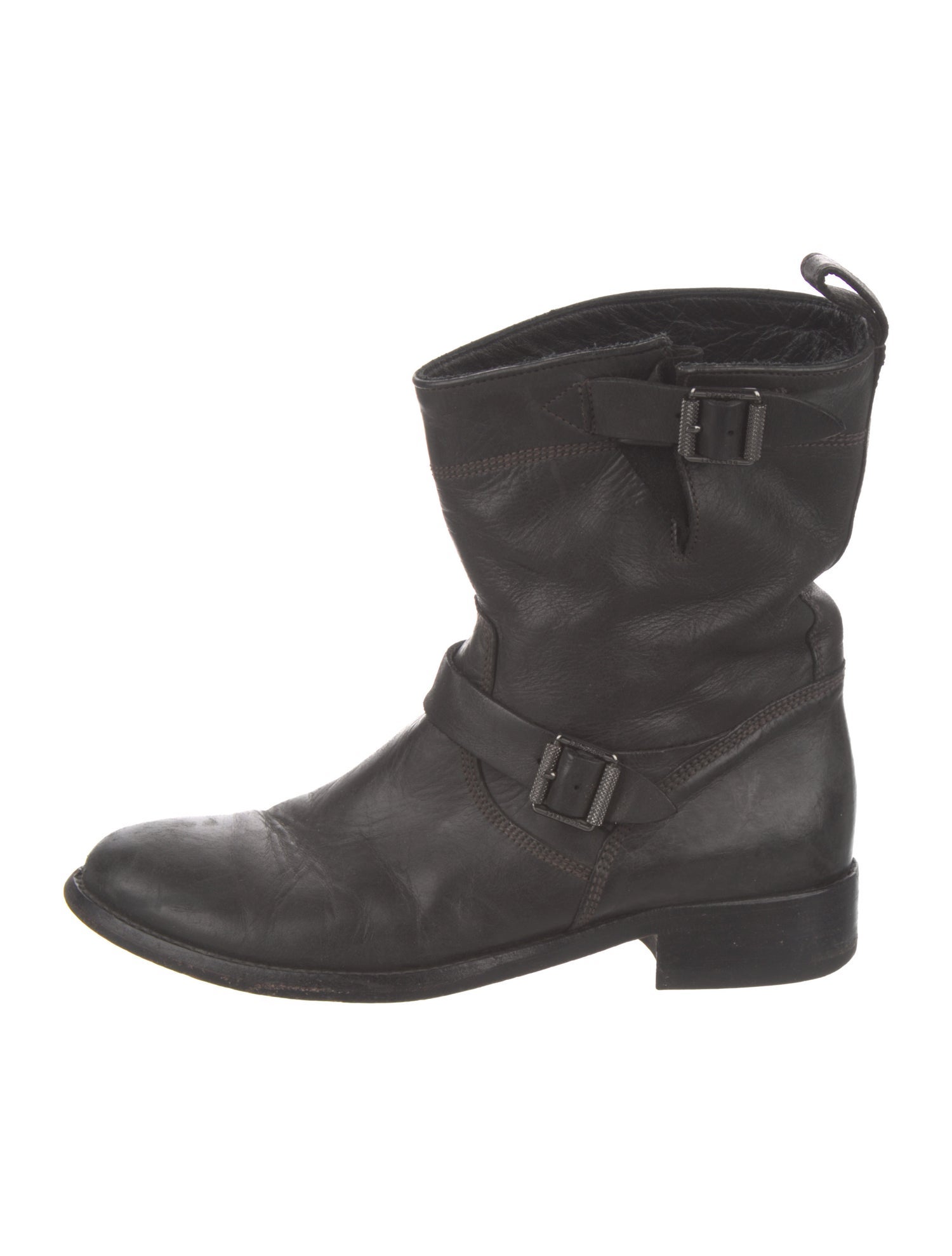 Belstaff Leather Moto Boots