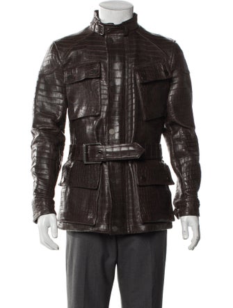 Belstaff Crocodile Moto Jacket