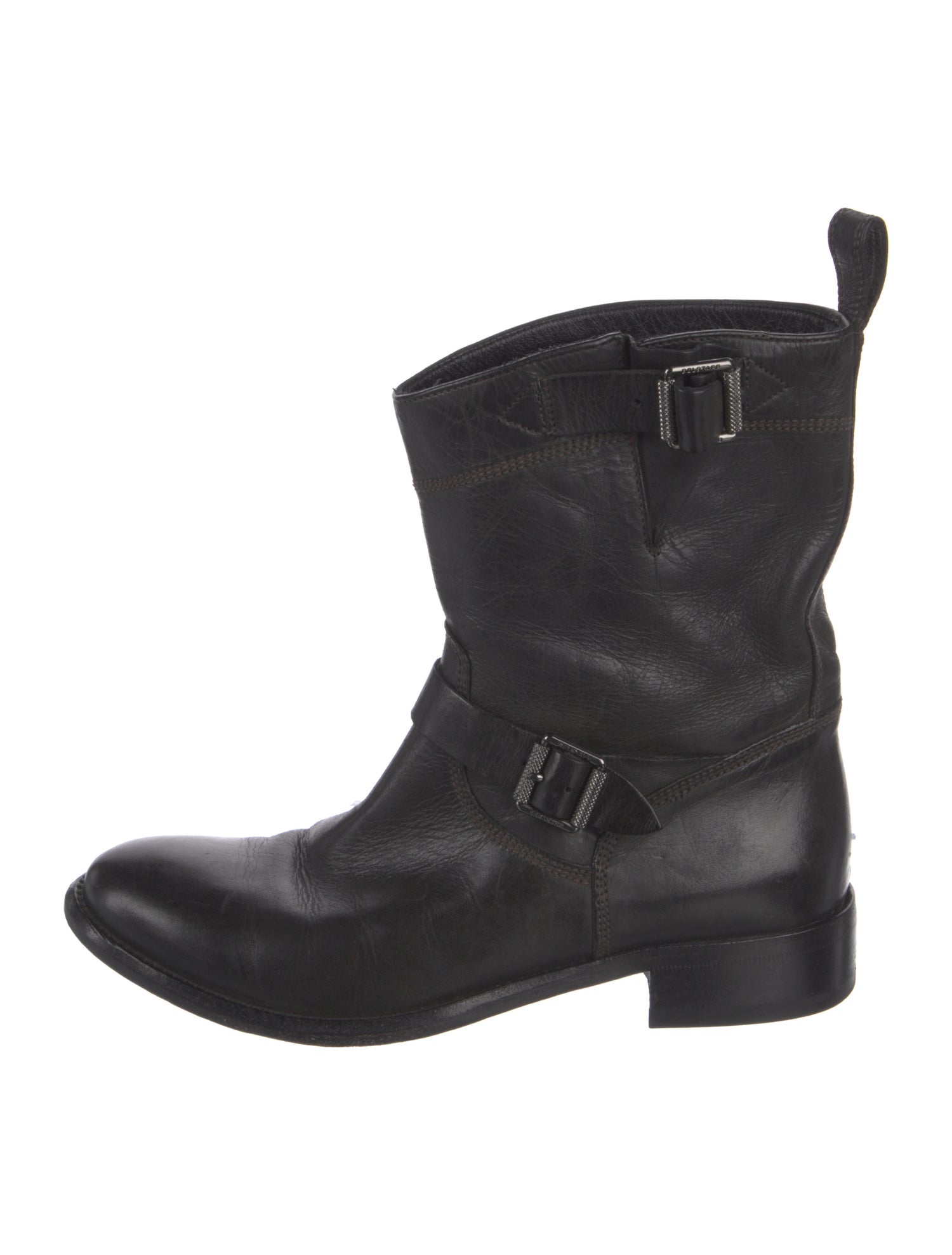 Belstaff Leather Moto Boots