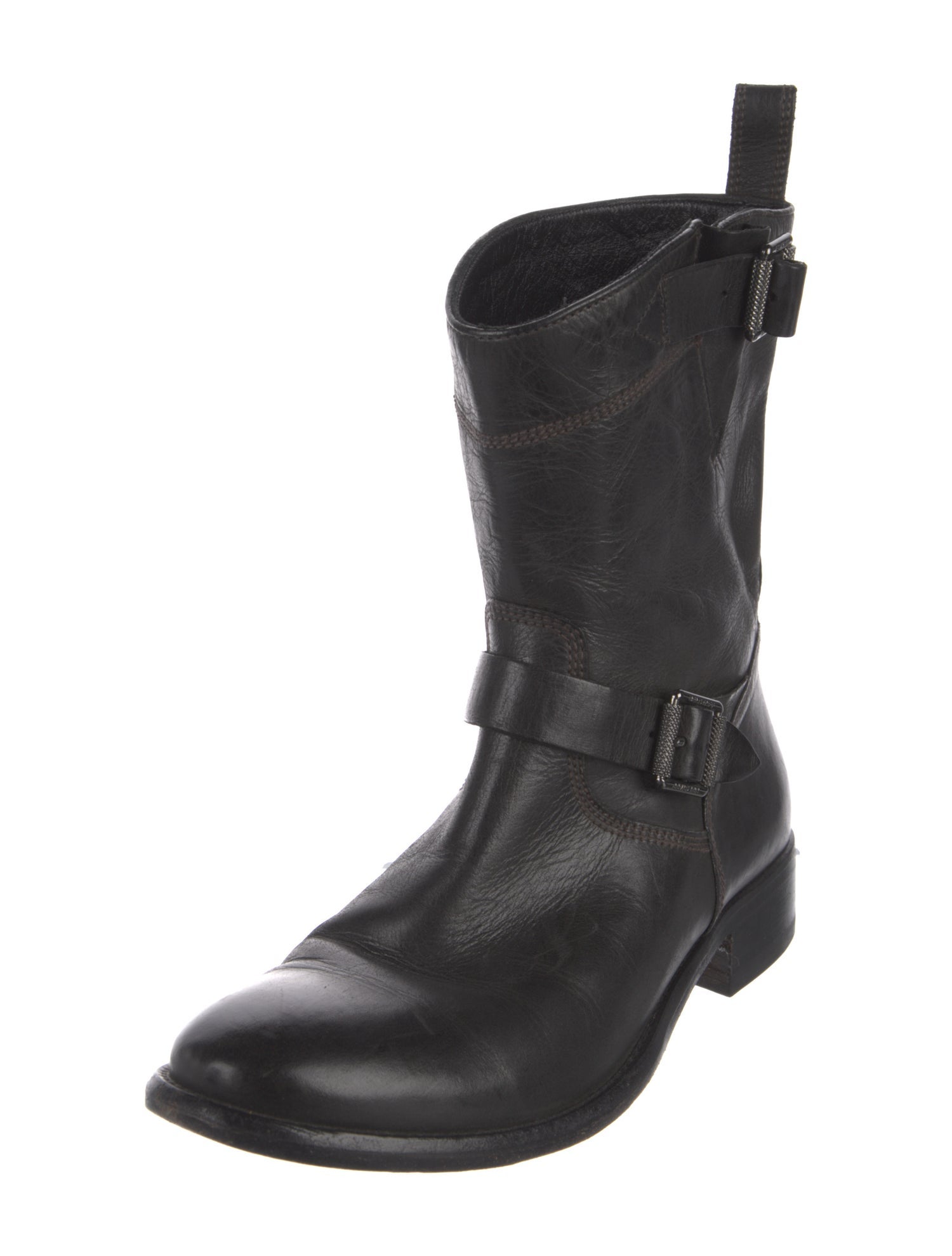 Belstaff Leather Moto Boots