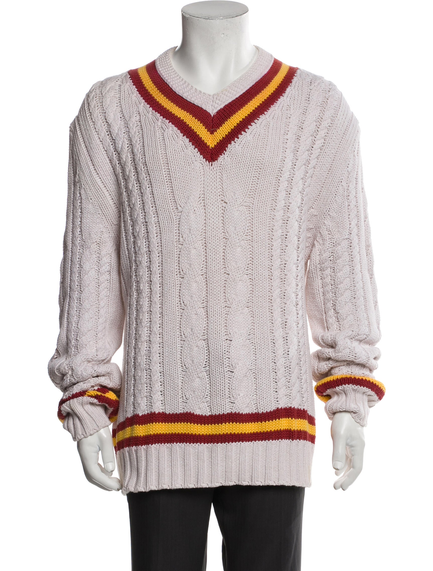 Belstaff Striped V-Neck Cardigan