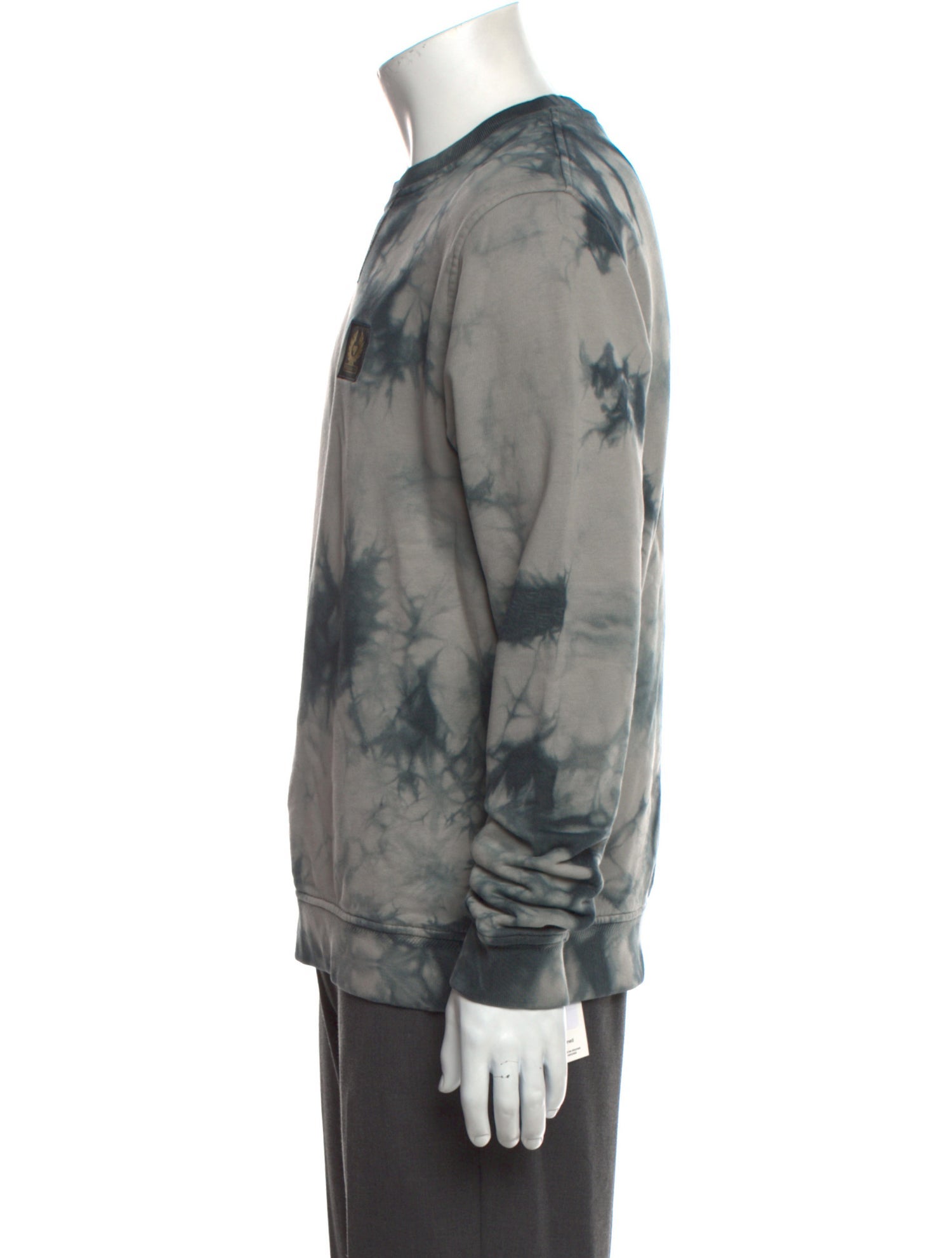 Belstaff Tie-Dye Print Crew Neck Sweatshirt