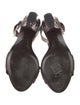 Belstaff Leather Studded Accents T-Strap Sandals