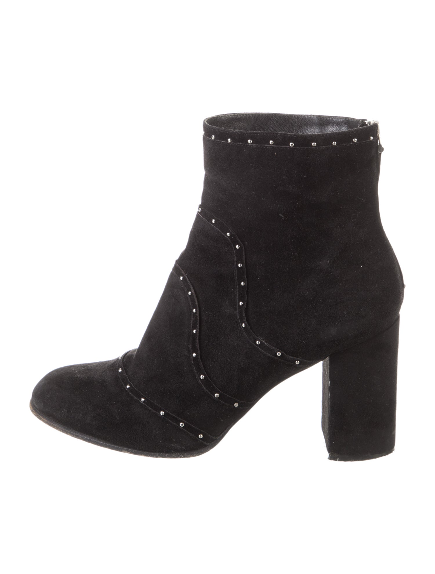 Belstaff Suede Studded Accents Boots