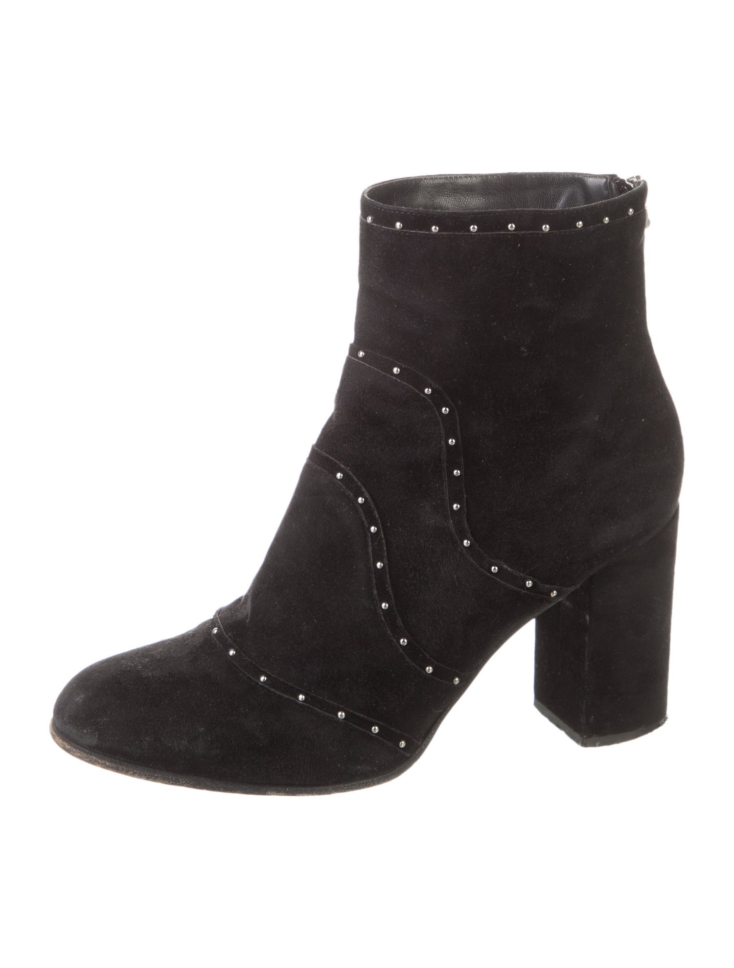 Belstaff Suede Studded Accents Boots