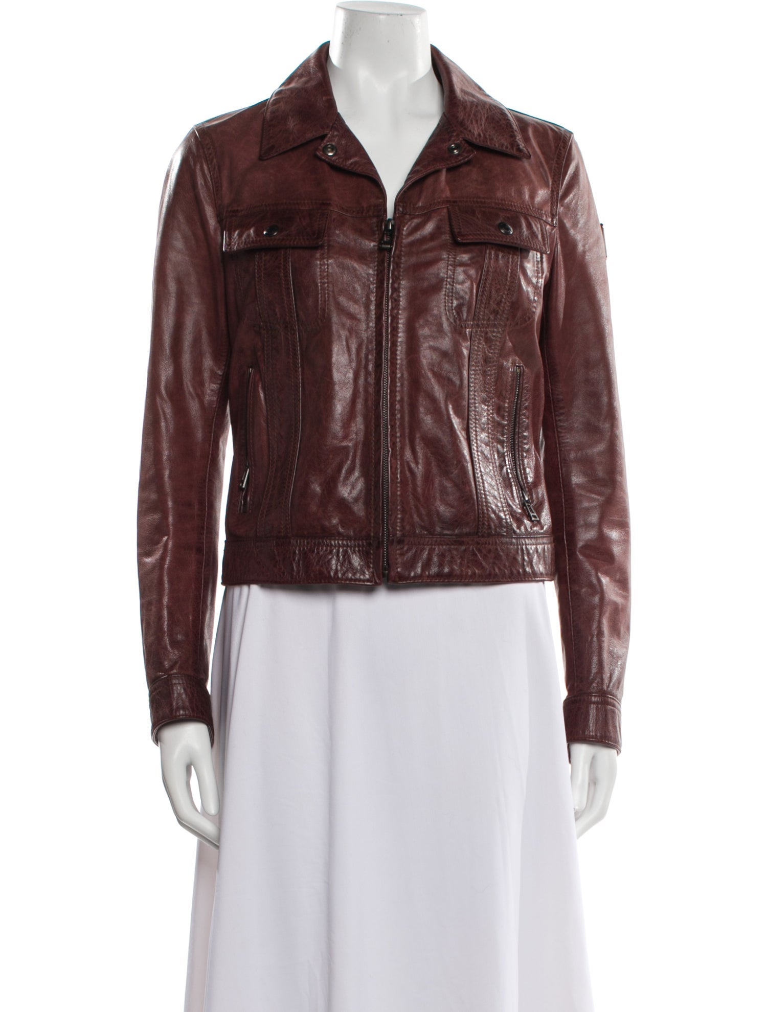 Belstaff Leather Biker Jacket