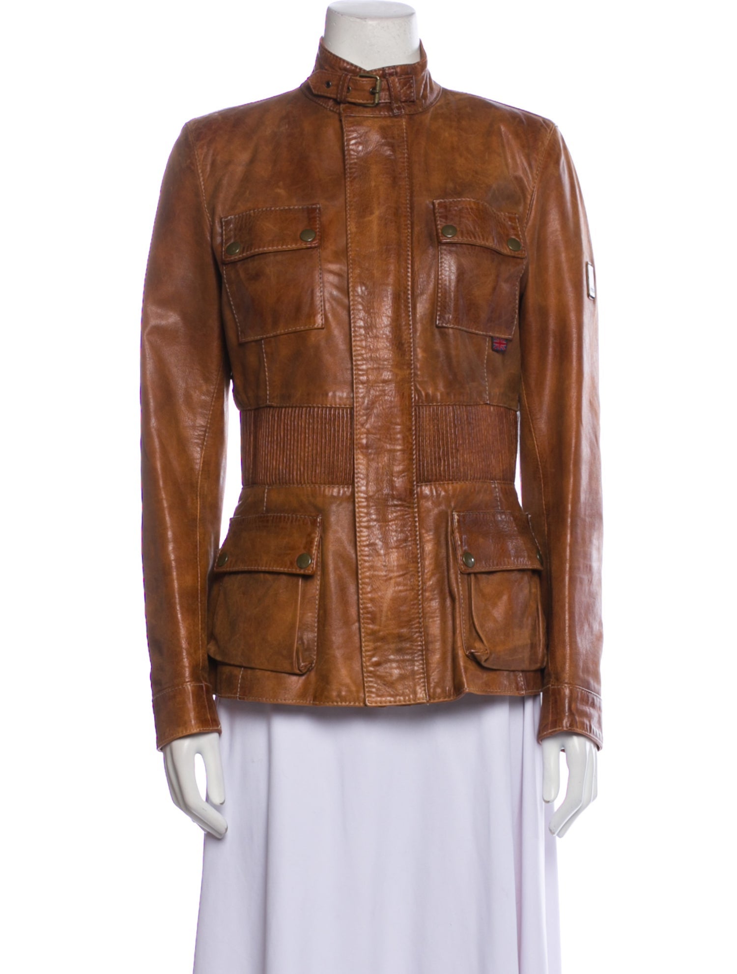 Belstaff Leather Utility Jacket