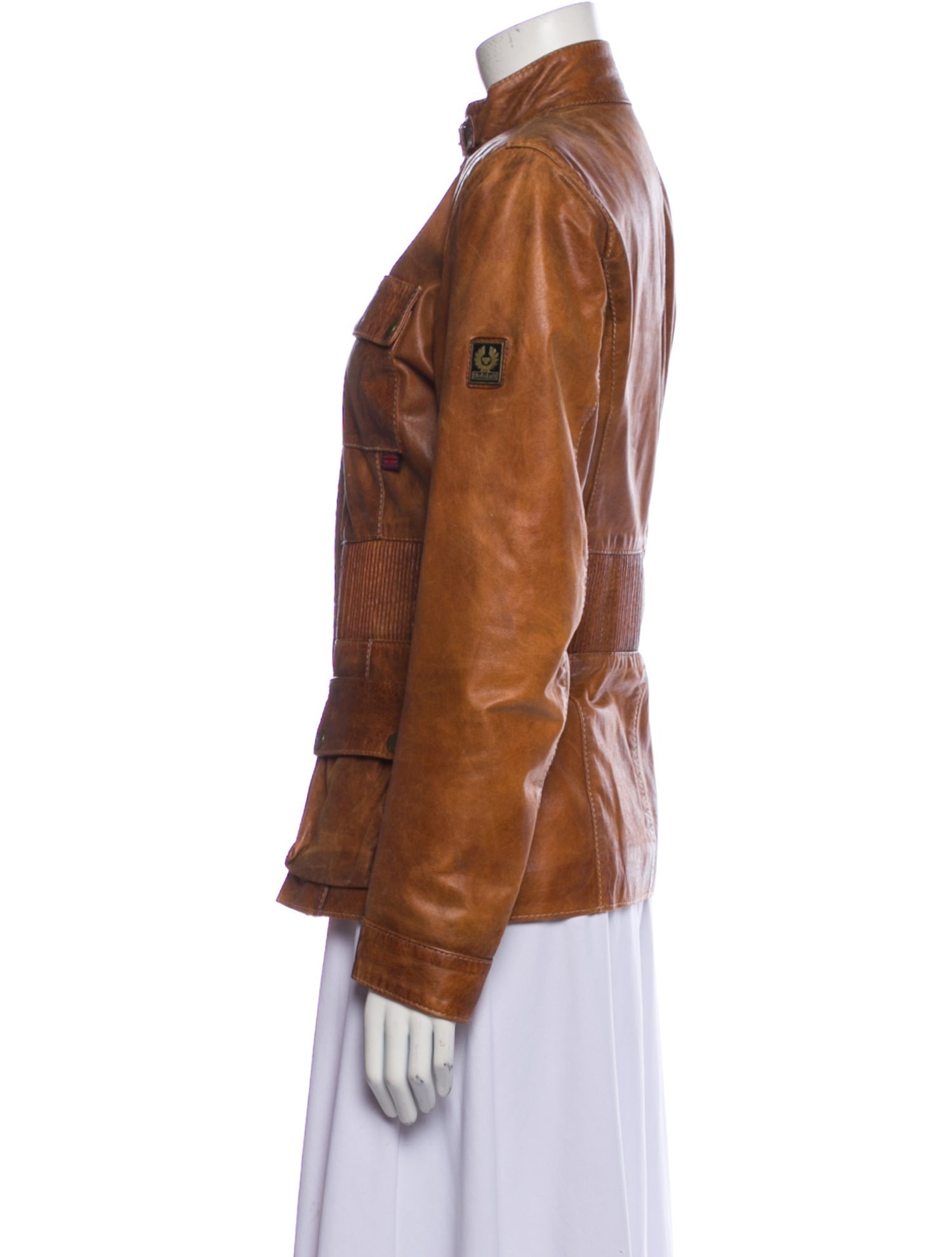 Belstaff Leather Utility Jacket