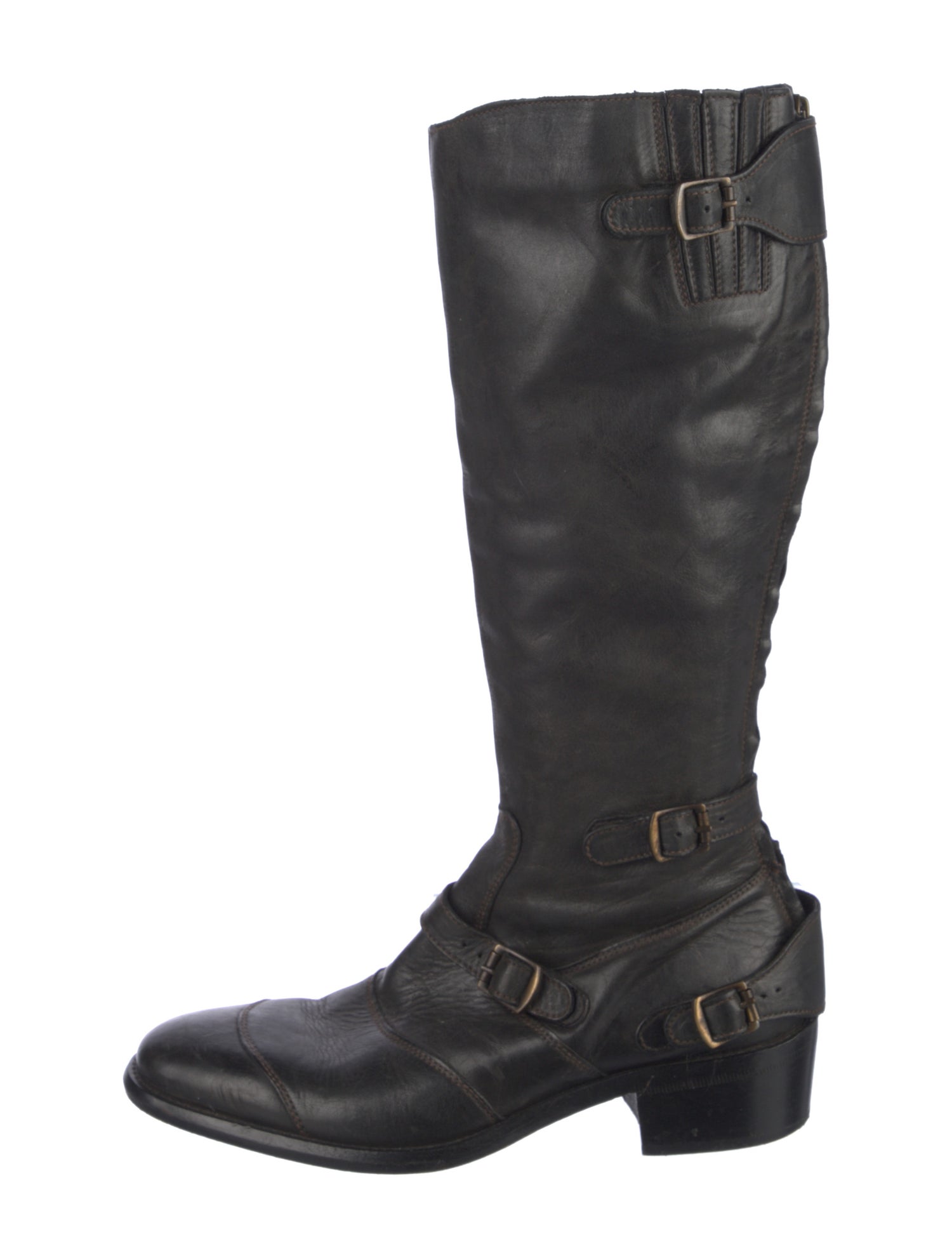 Belstaff Leather Riding Boots