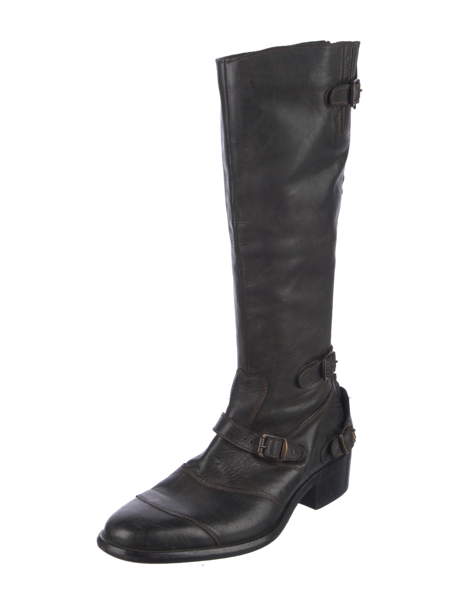 Belstaff Leather Riding Boots