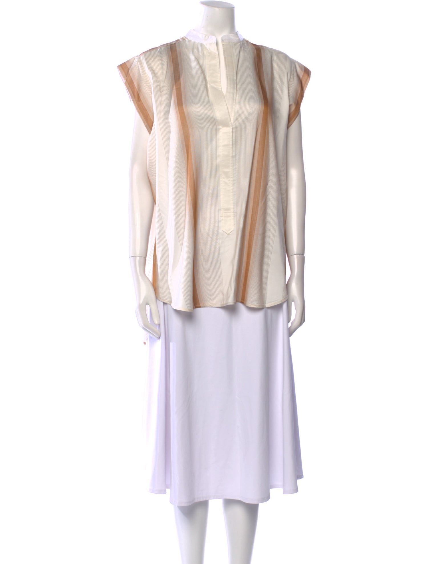 Belstaff Striped Bateau Neckline Tunic