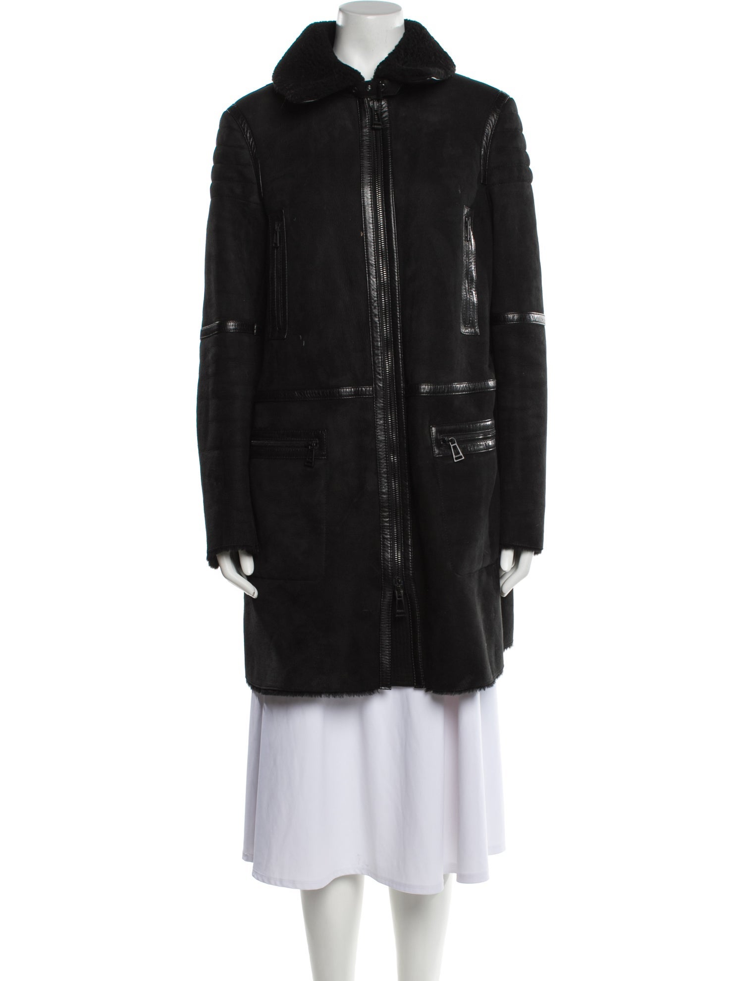 Belstaff Shearling Fur Coat