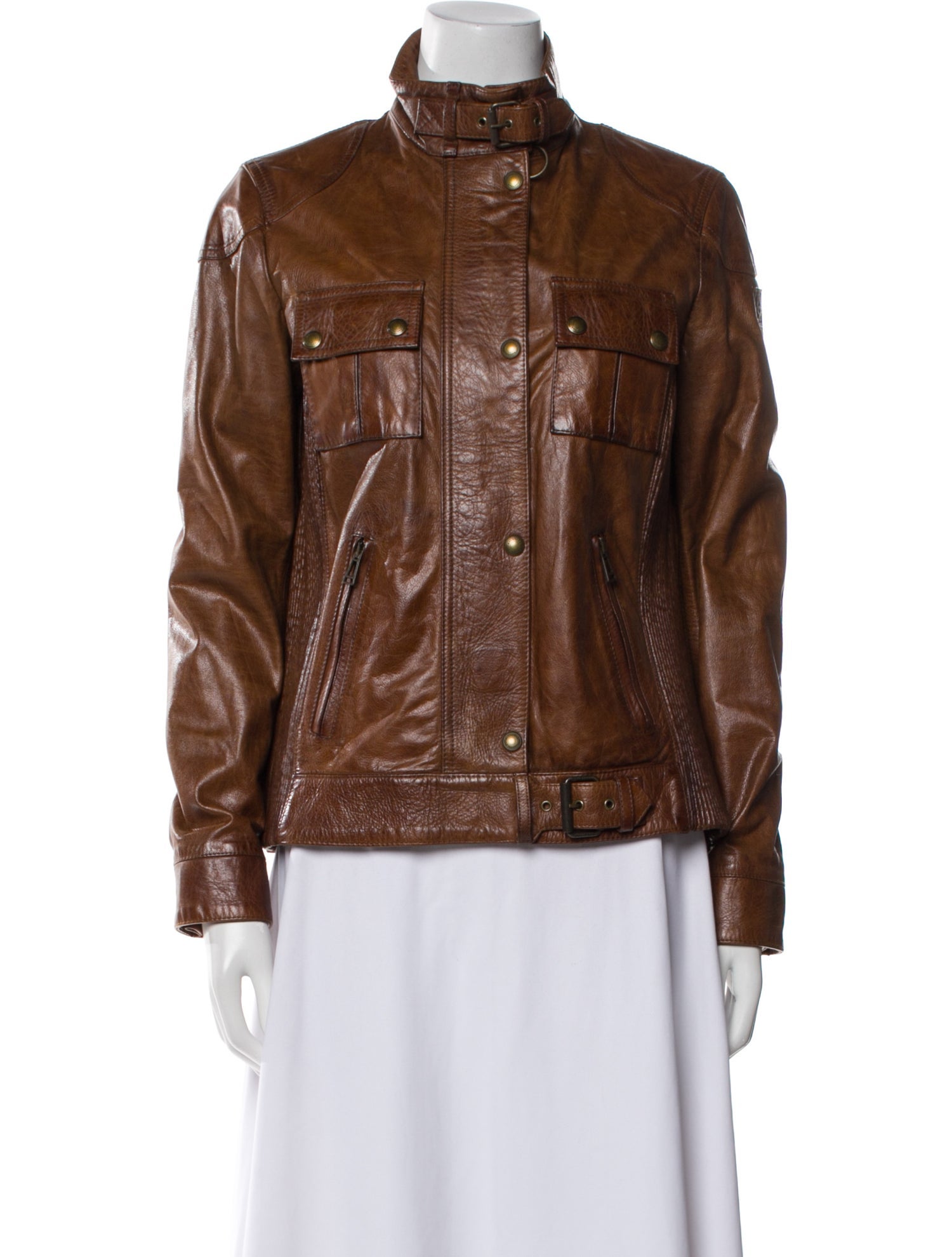 Belstaff Leather Biker Jacket