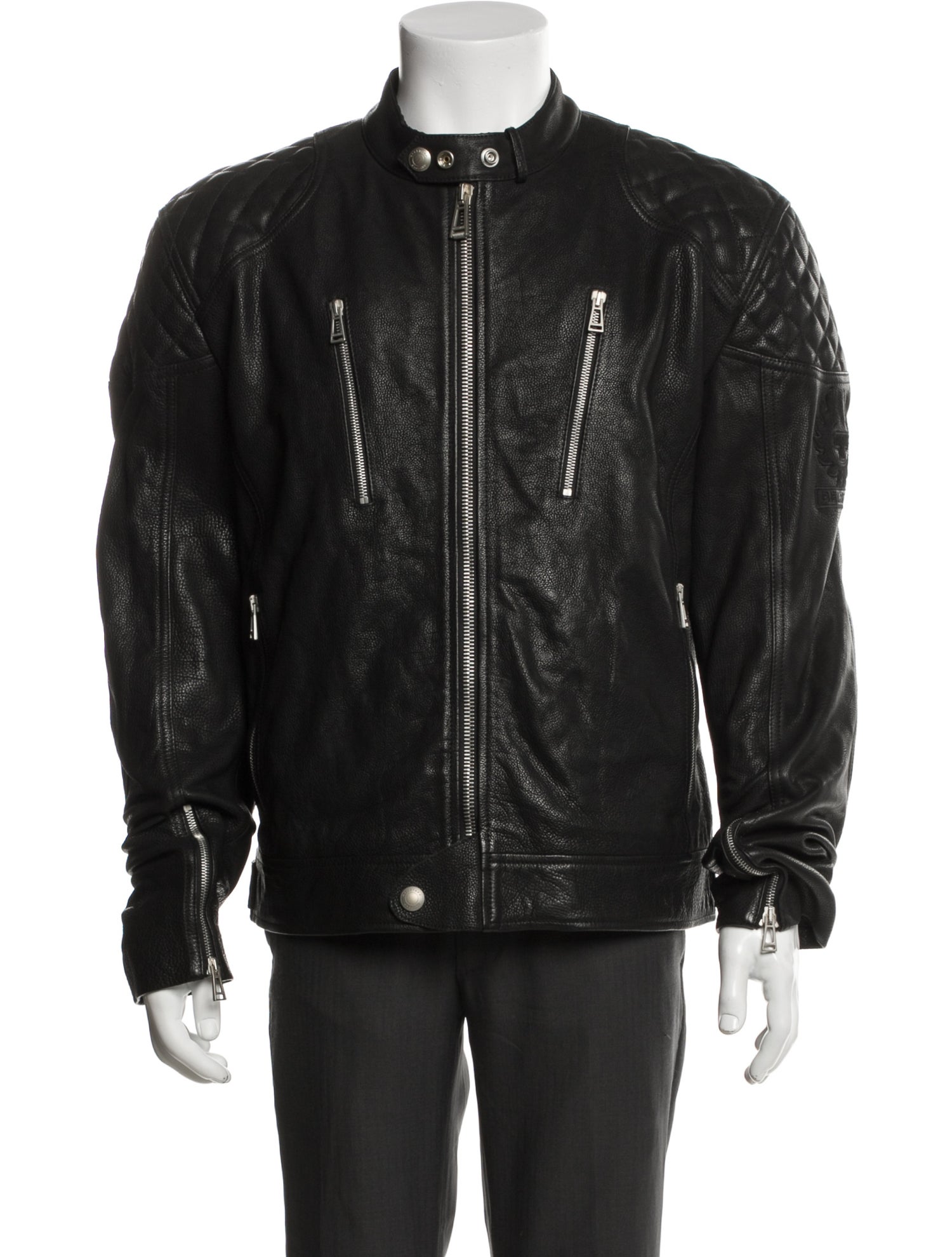 Belstaff Calf Leather Moto Jacket w/ Tags