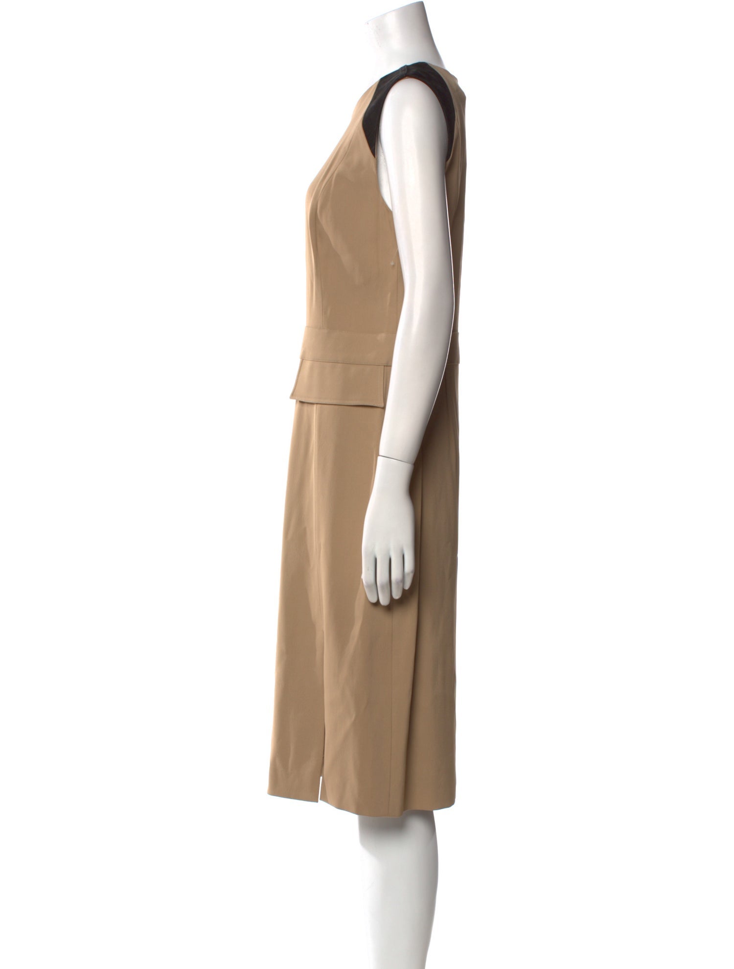 Belstaff Crew Neck Midi Length Dress