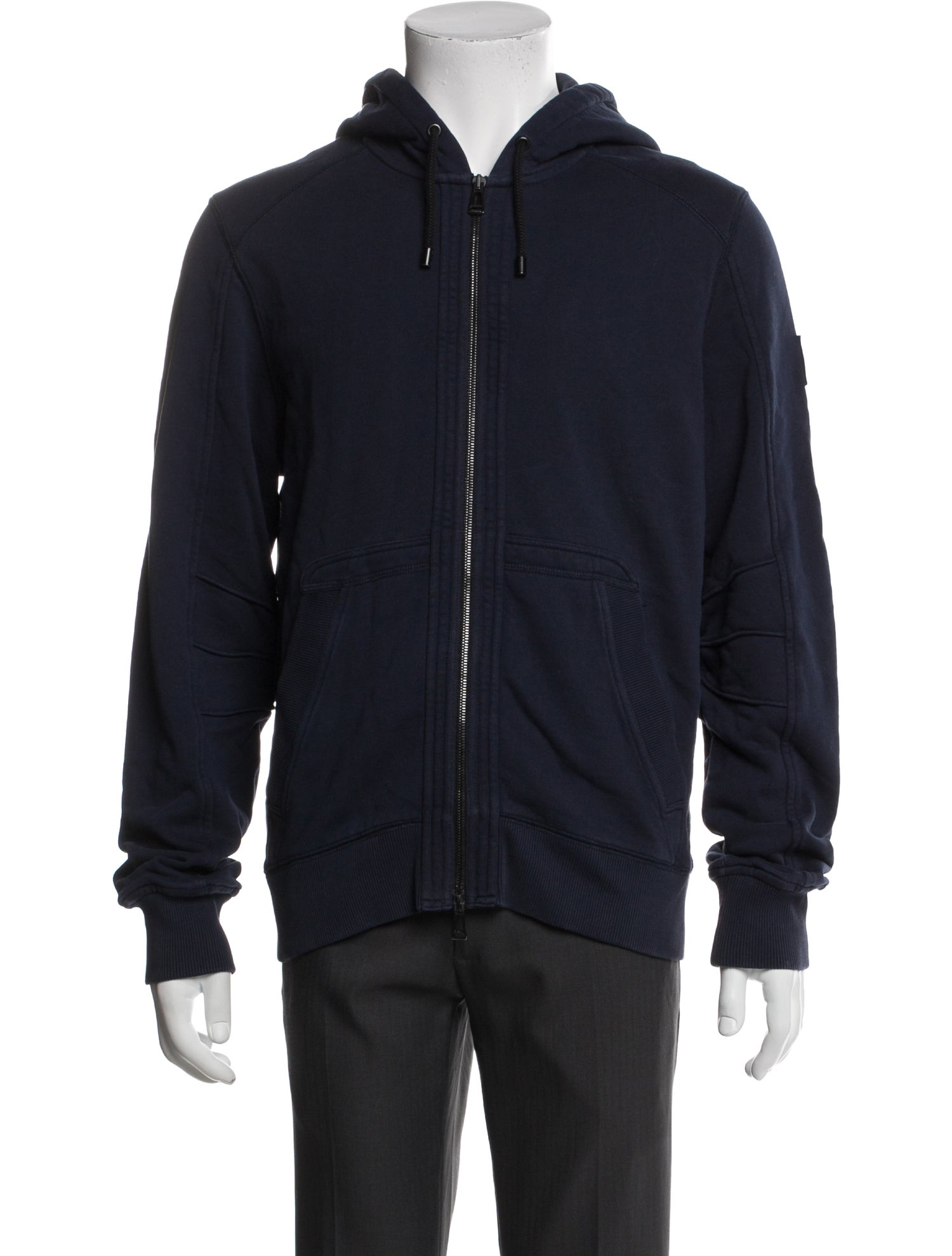 Belstaff V-Neck Long Sleeve Hoodie