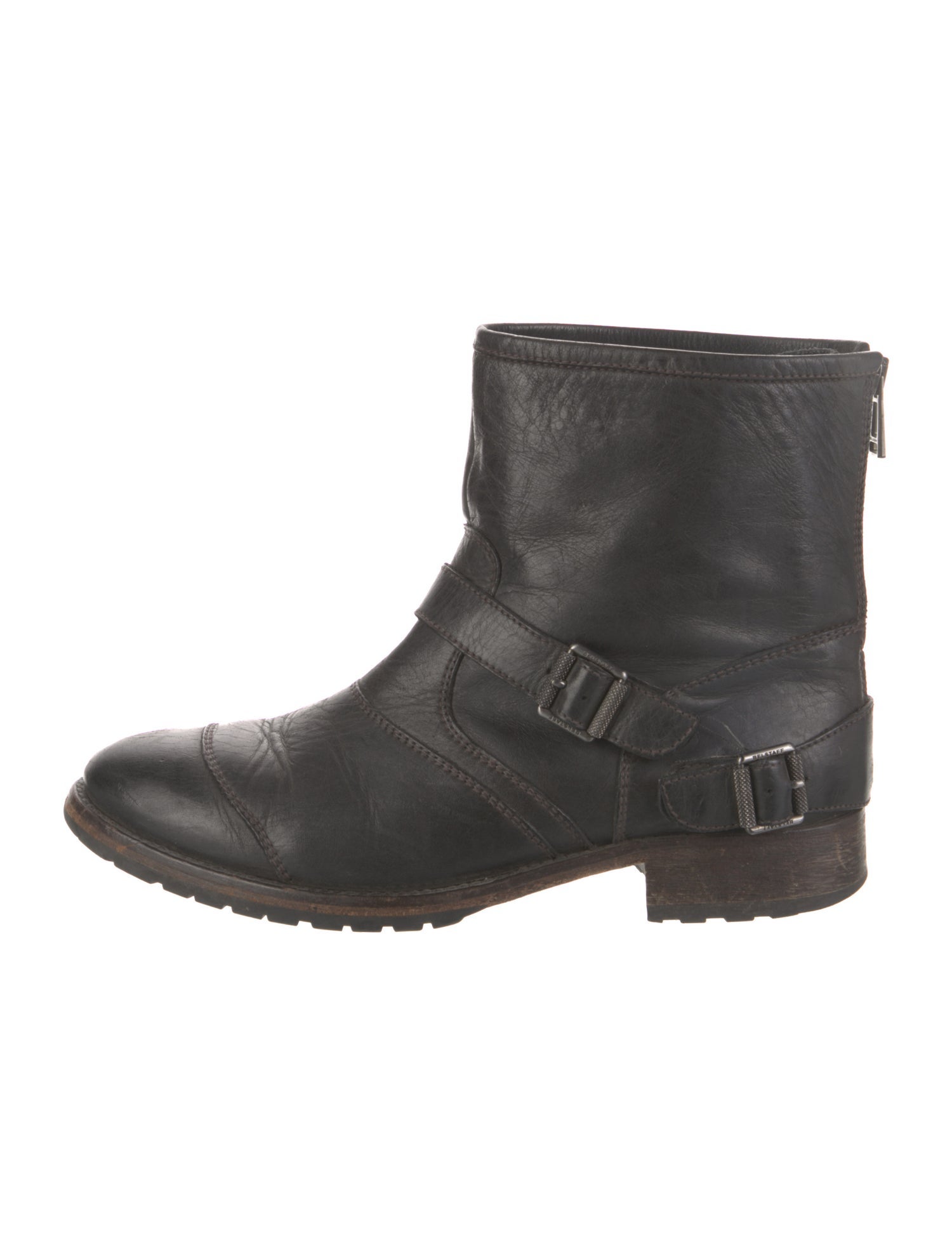 Belstaff Leather Moto Boots