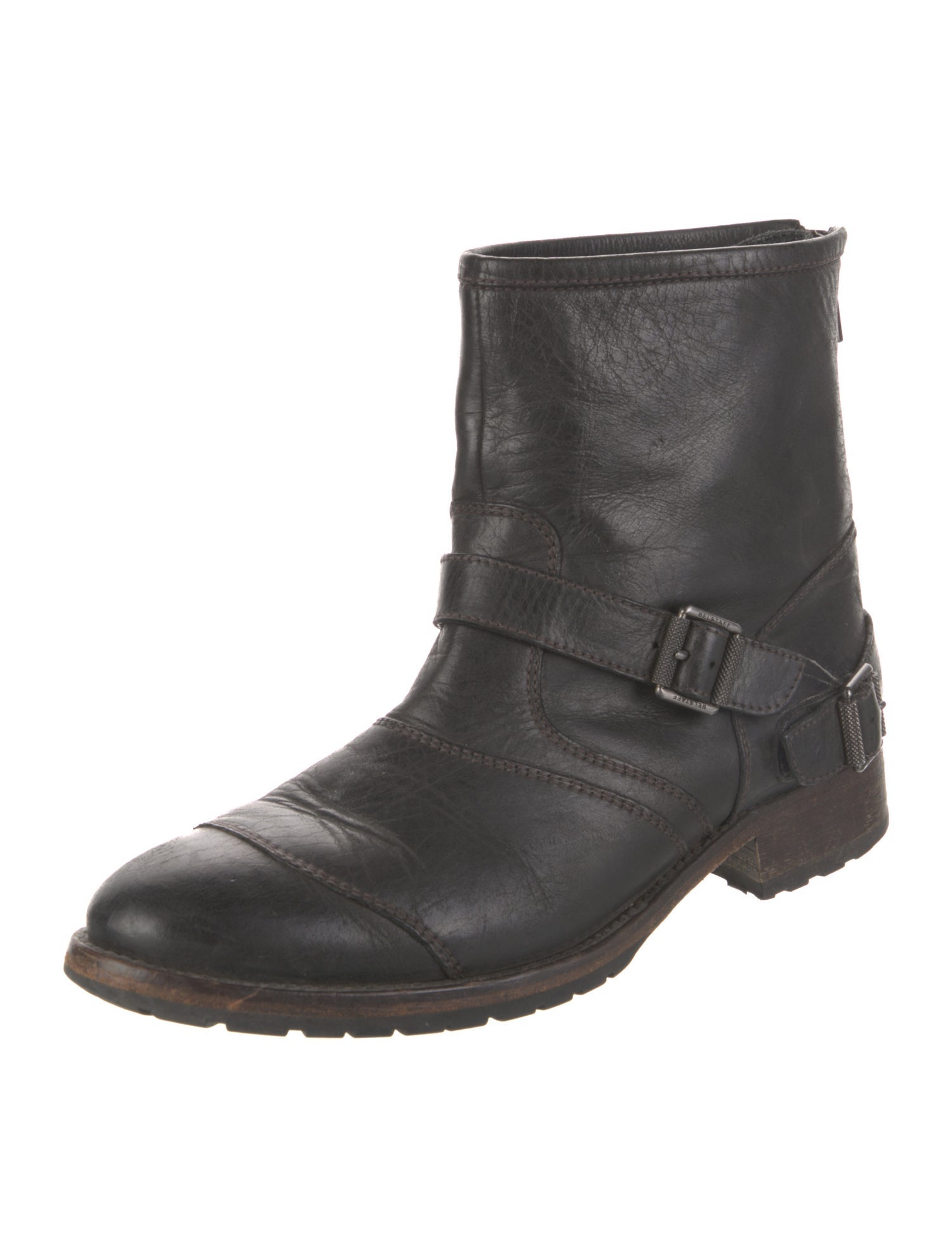 Belstaff Leather Moto Boots