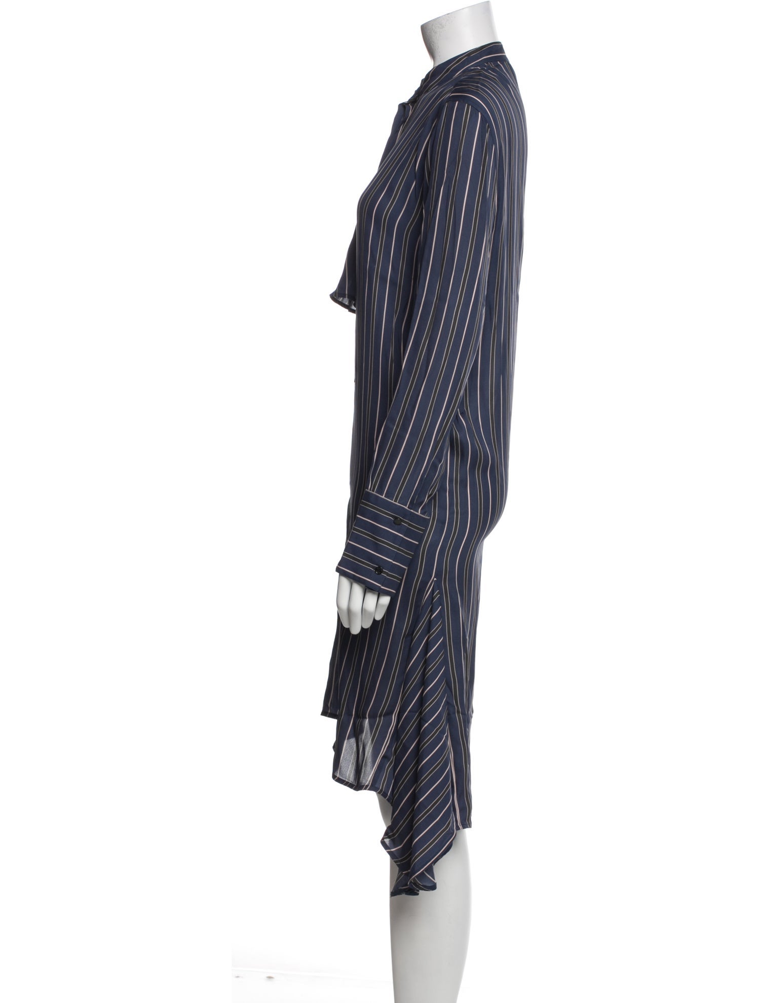 Belstaff Striped Midi Length Dress