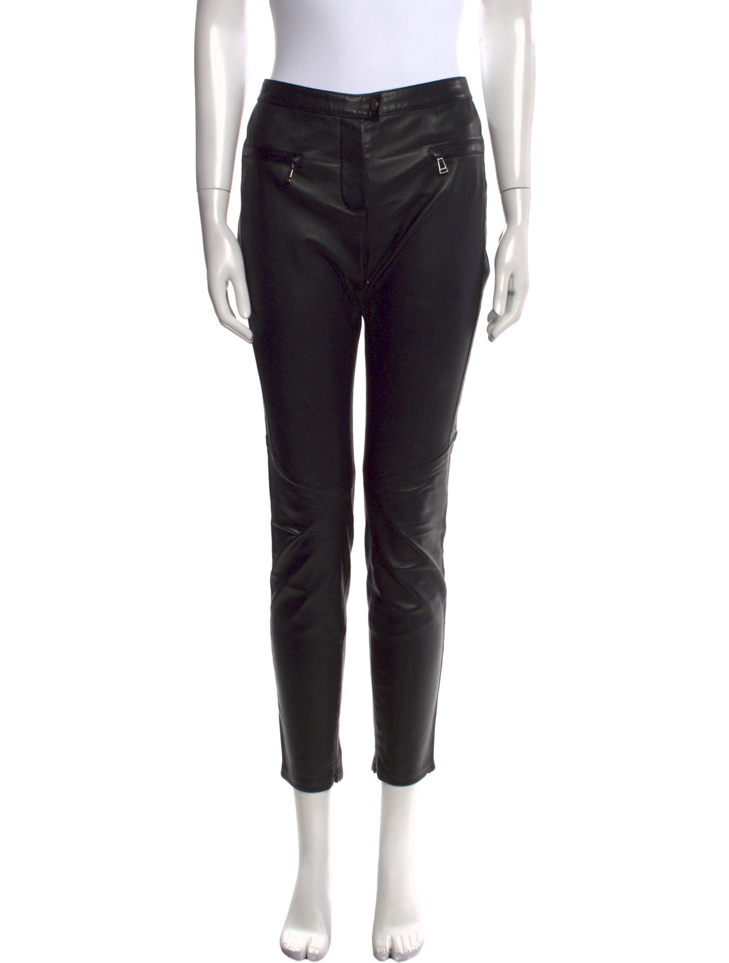 Belstaff Leather Skinny Leg Pants