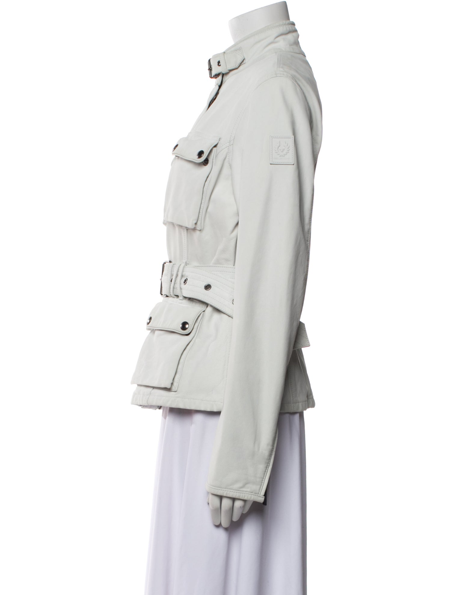 Belstaff Leather Utility Jacket