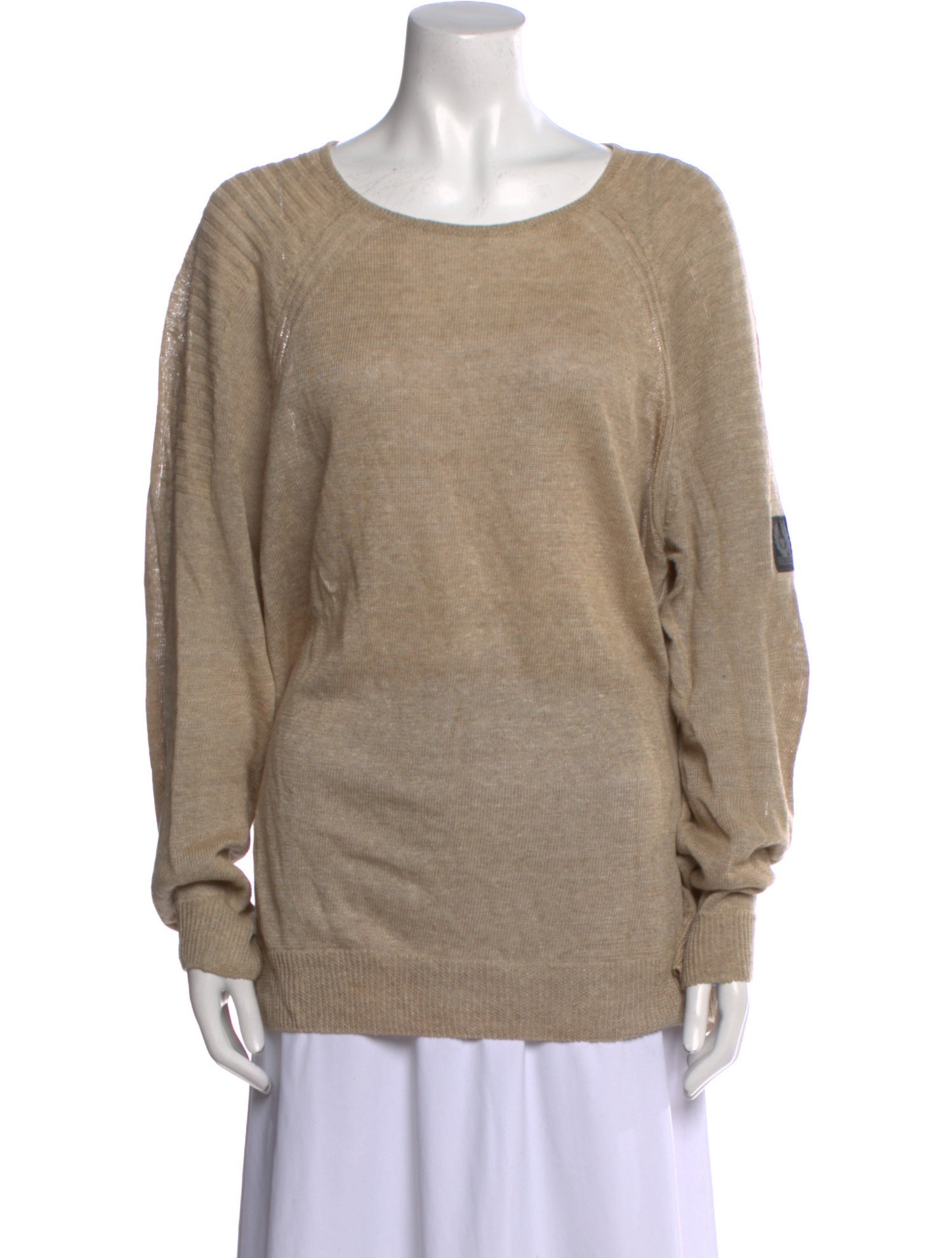 Belstaff Linen Scoop Neck Sweatshirt