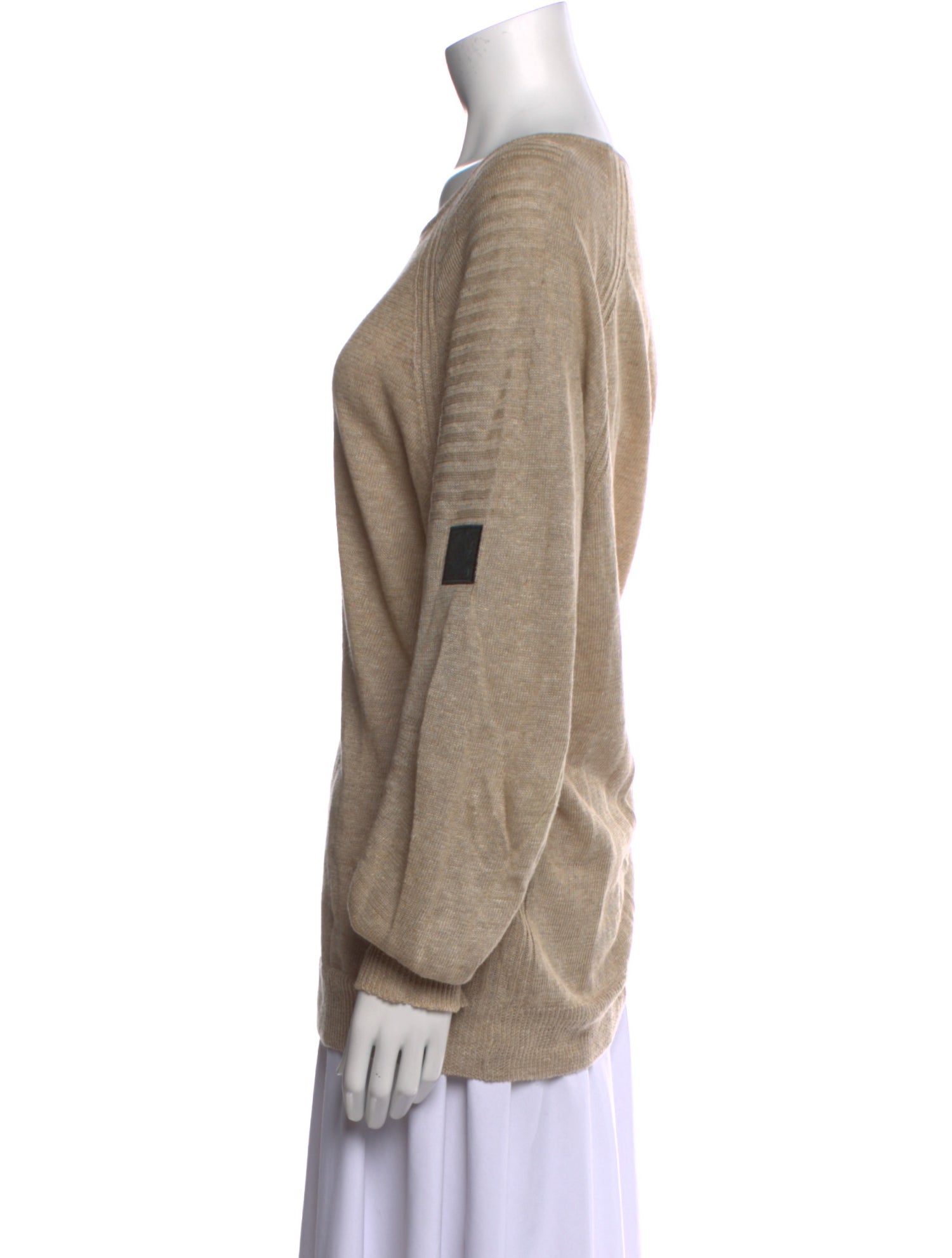 Belstaff Linen Scoop Neck Sweatshirt