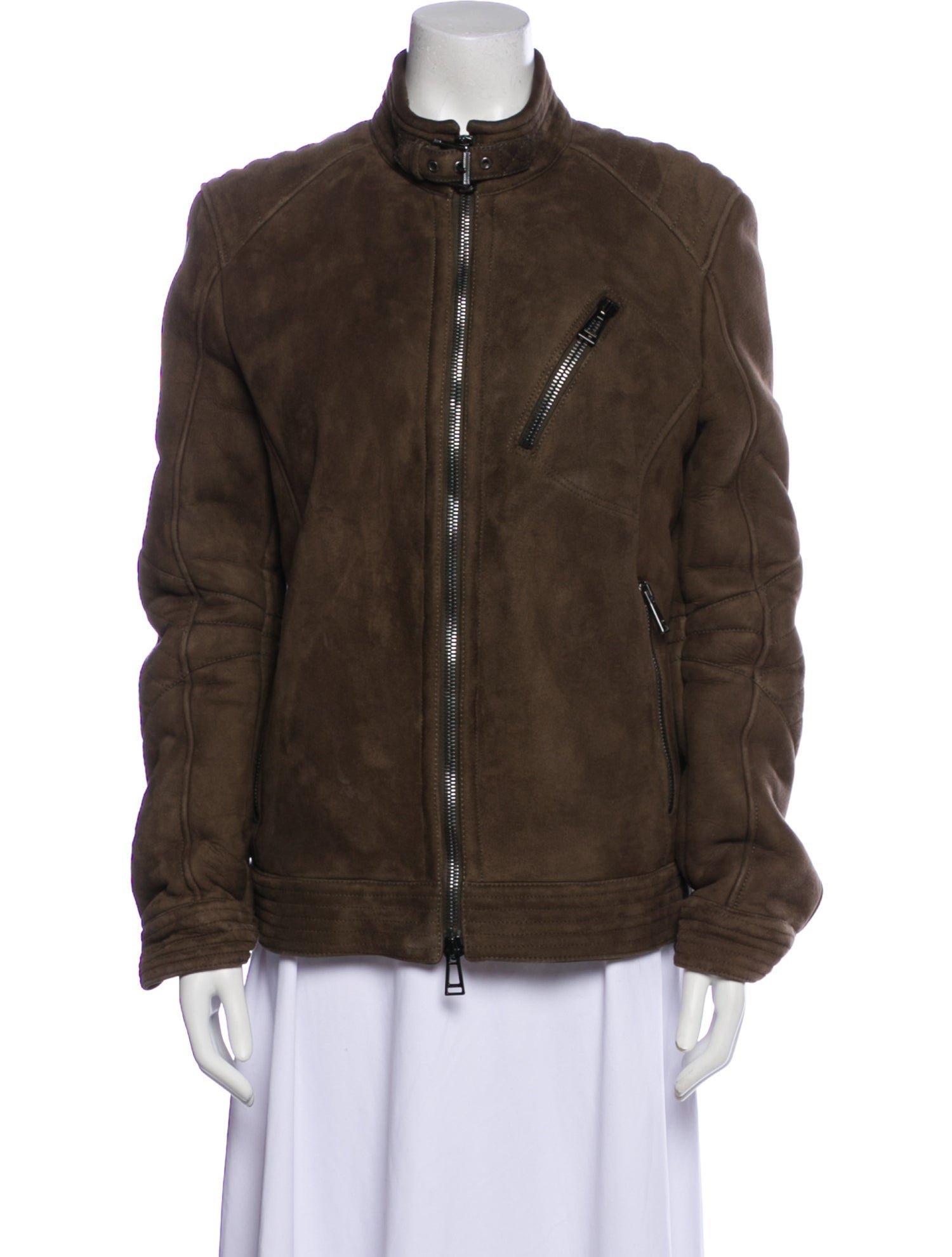 Belstaff Leather Bomber Jacket