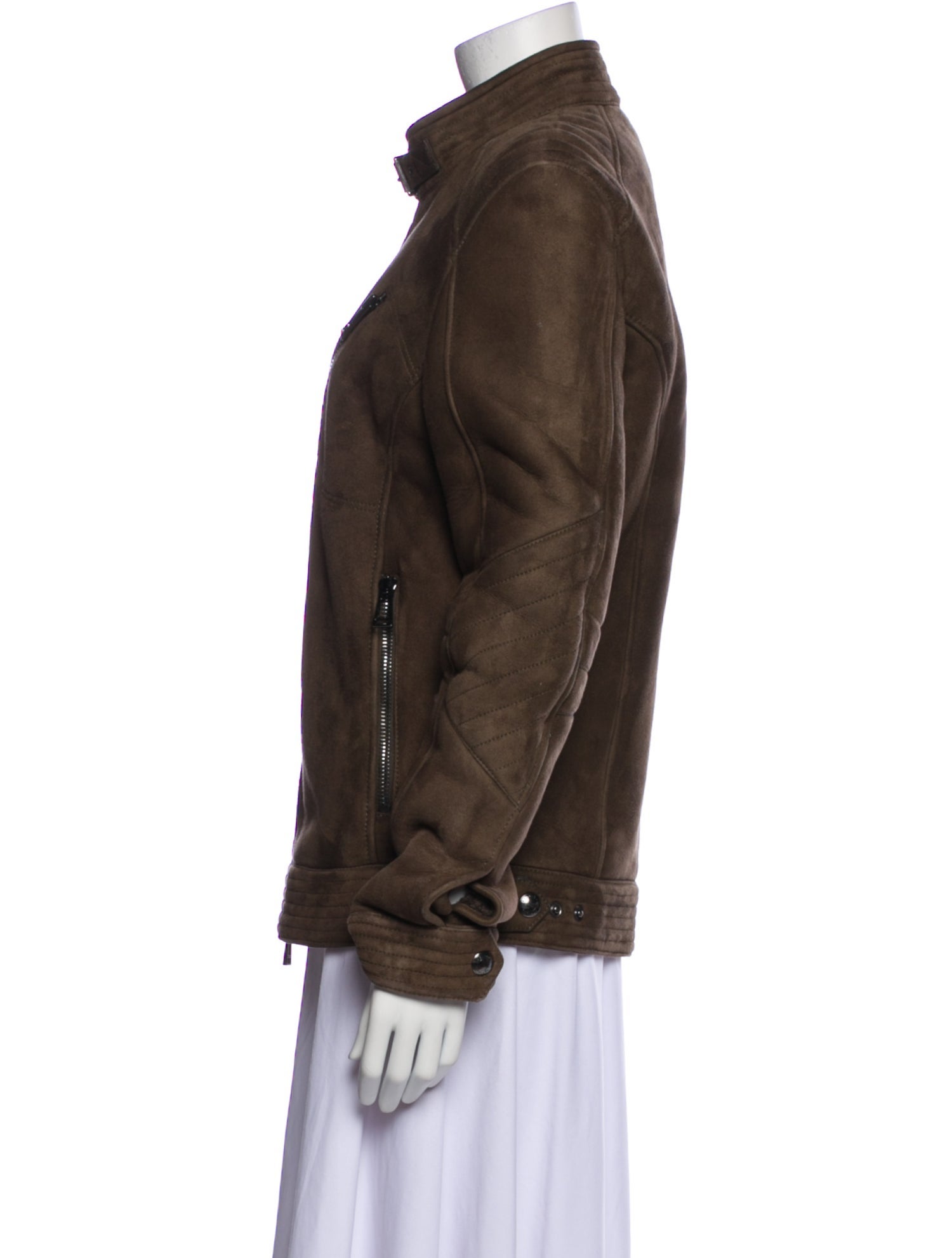 Belstaff Leather Bomber Jacket