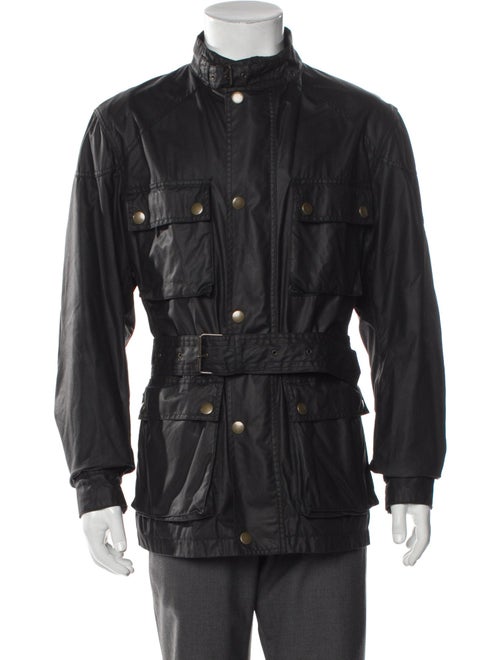 Belstaff Plaid Print Utility Jacket