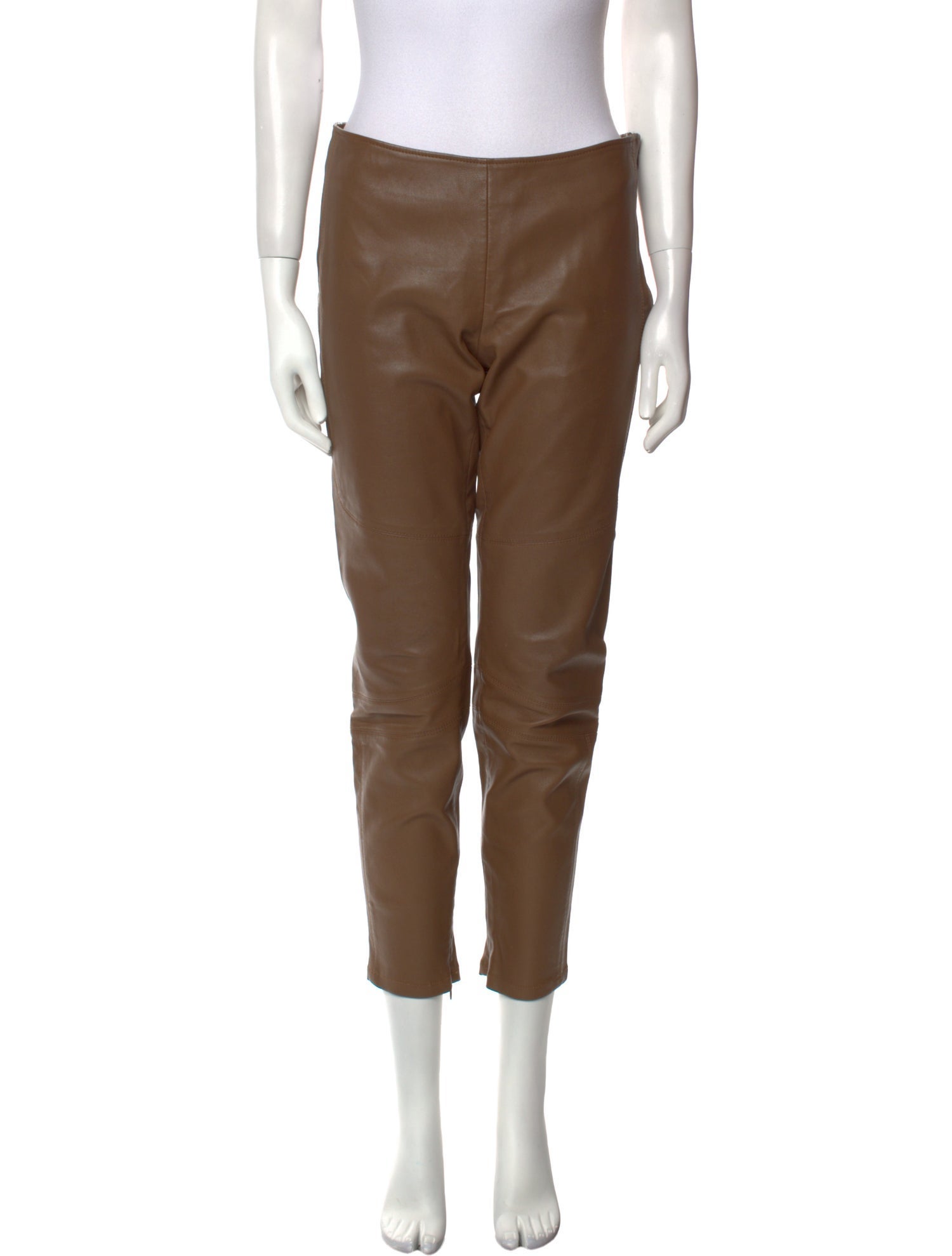 Belstaff Leather Skinny Leg Pants