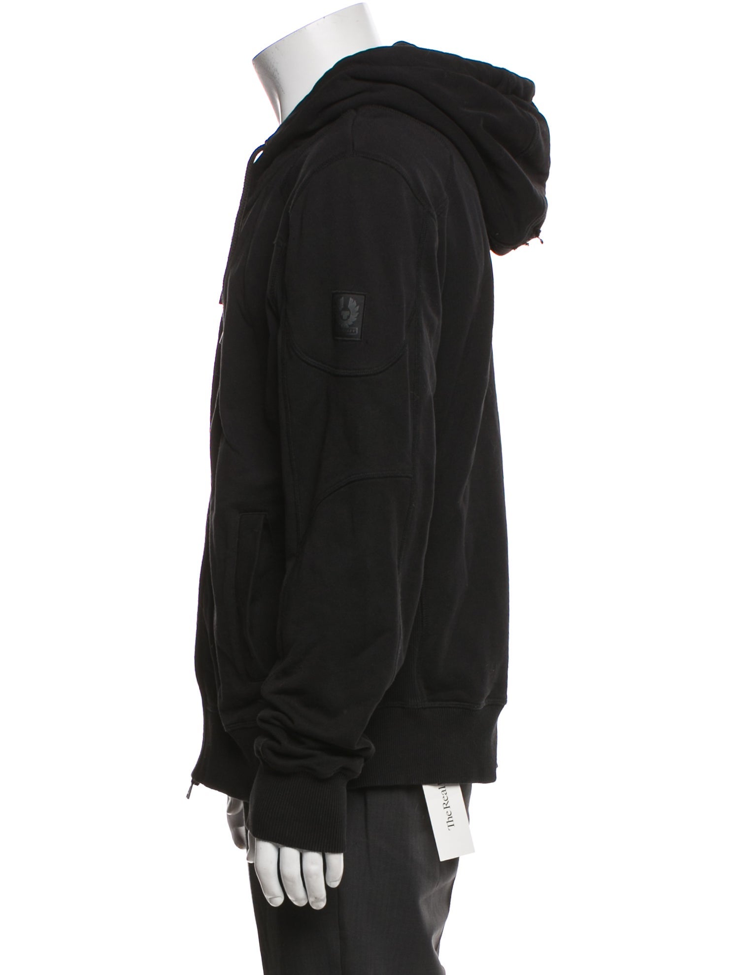 Belstaff V-Neck Long Sleeve Hoodie