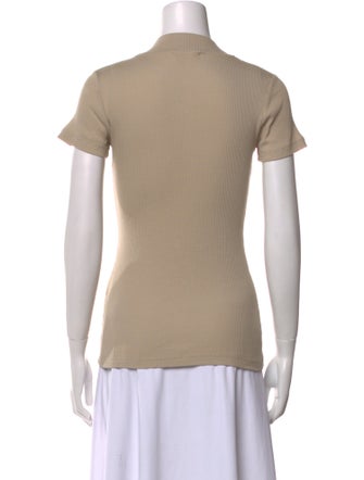 Belstaff Mock Neck Short Sleeve Polo