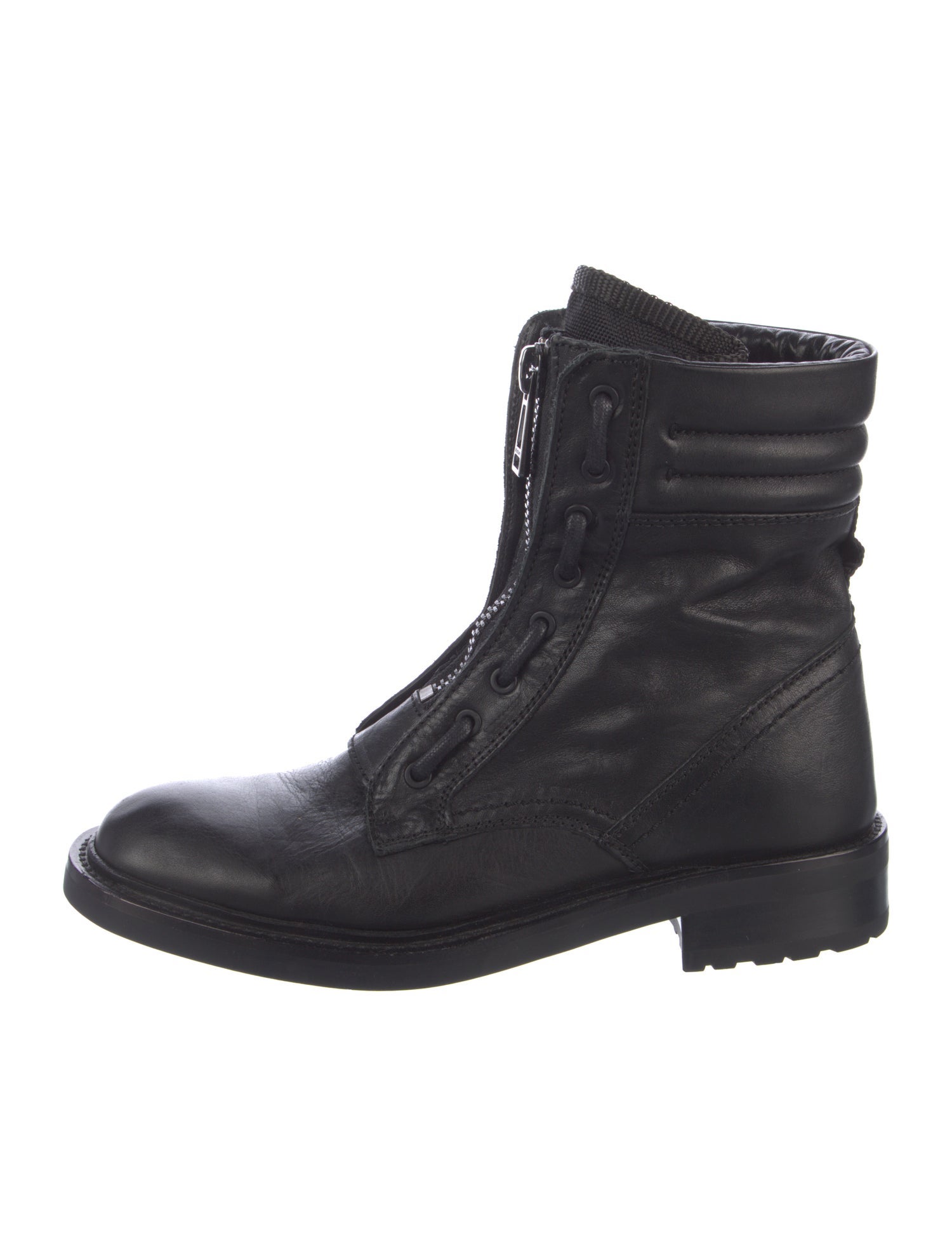 Belstaff Leather Combat Boots