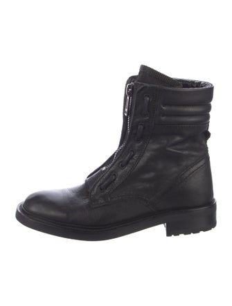 Belstaff Leather Combat Boots