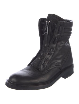 Belstaff Leather Combat Boots