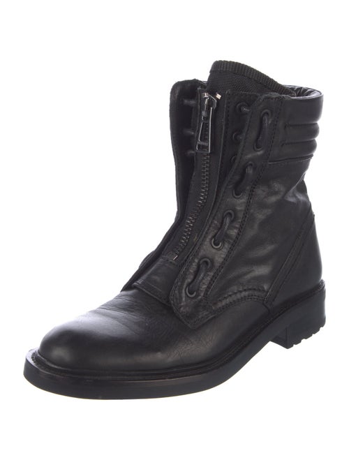 Belstaff Leather Combat Boots