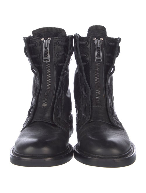 Belstaff Leather Combat Boots