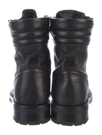 Belstaff Leather Combat Boots