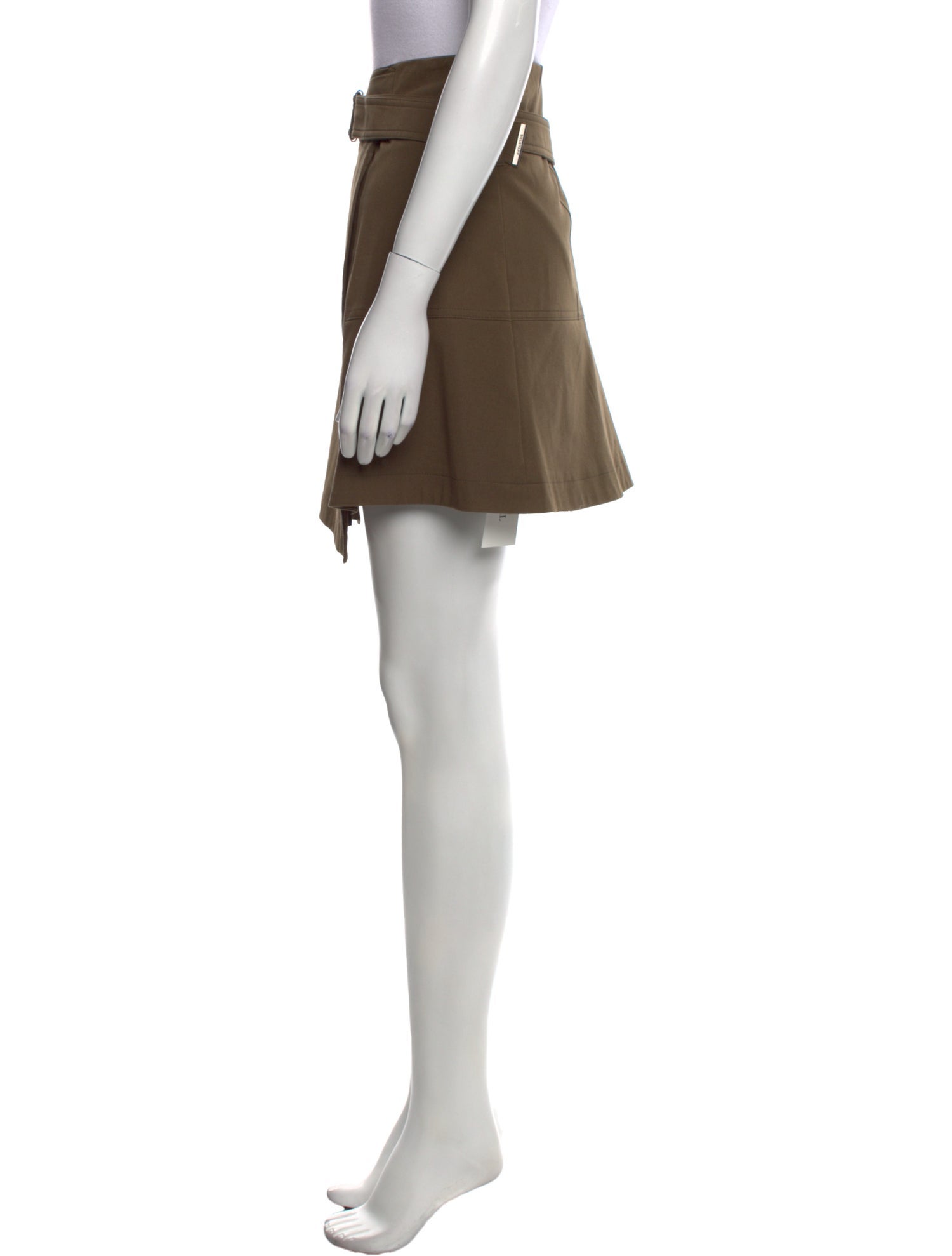 Belstaff Raw-Edge Trim Mini Skirt