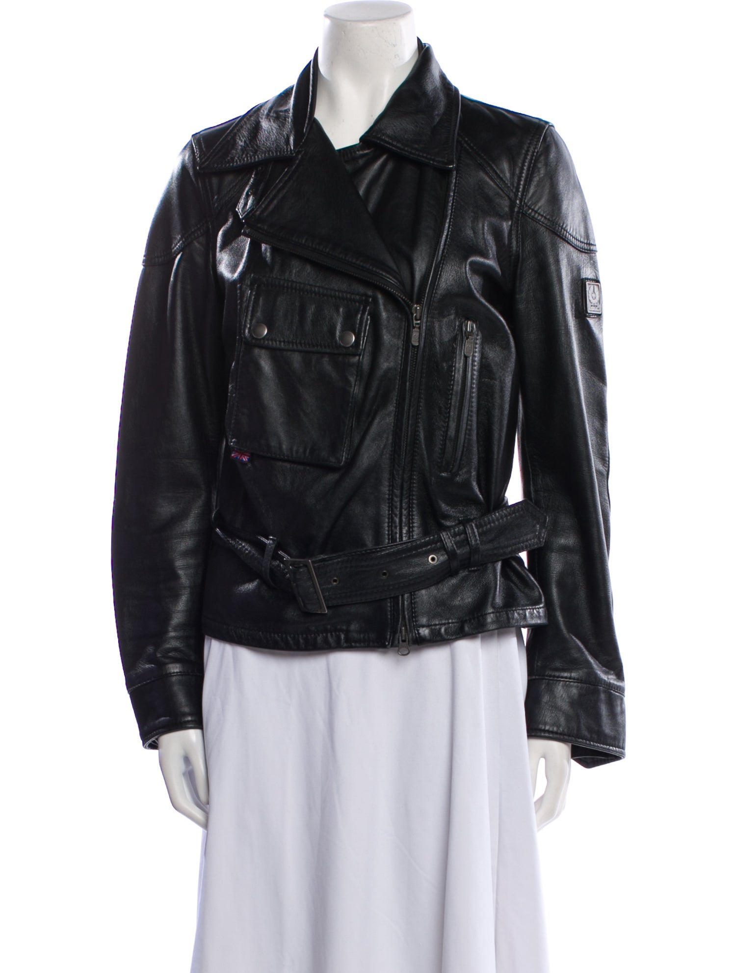 Belstaff Leather Biker Jacket