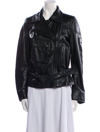 Belstaff Leather Biker Jacket