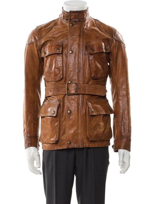 Belstaff Leather Utility Jacket